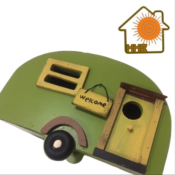 Vintage Other - Vintage Camper Trailer Wanderlust Style Birdhouse
